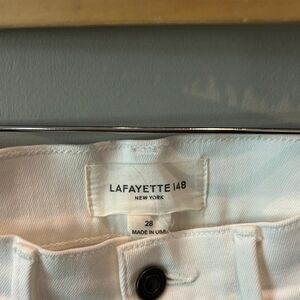 Womens | Lafayette 148 White Jeans | Size 28